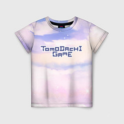 Футболка детская Tomodachi Game sky clouds, цвет: 3D-принт