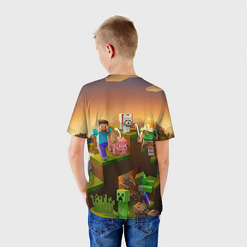 Детская футболка Анастасия Minecraft / 3D-принт – фото 4
