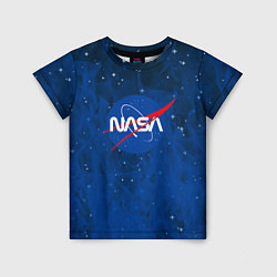 Детская футболка Nasa - звёзды лого