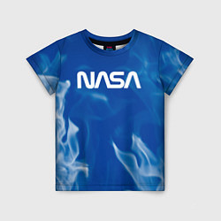 Детская футболка Nasa - пламя