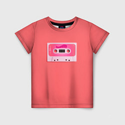 Футболка детская BTS cassette, цвет: 3D-принт