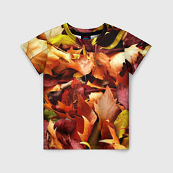 Детская футболка Куча осенних листьев