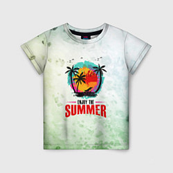 Детская футболка Солнце- пальмы