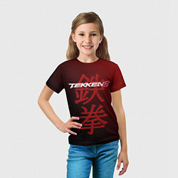 Футболка детская Tekken 8 - logo, цвет: 3D-принт — фото 2