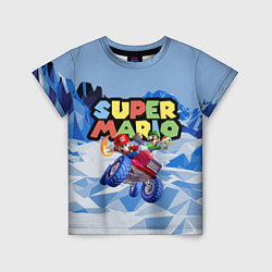 Детская футболка Марио и Луиджи гонщики - Super Mario