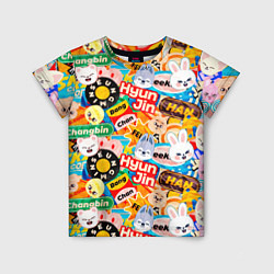 Детская футболка Skzoo stickers characters