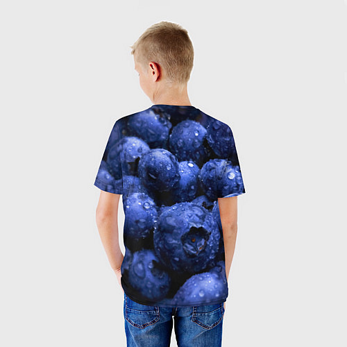 Детская футболка Роса на чернике / 3D-принт – фото 4