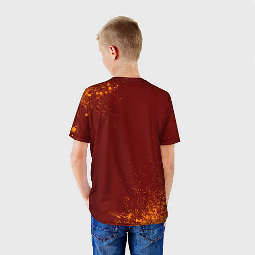 Детская футболка Светлана осенняя лисичка / 3D-принт – фото 4