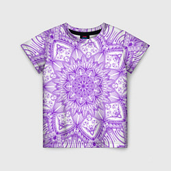 Детская футболка Фиолетовая мандала