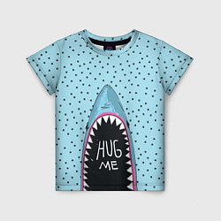 Детская футболка Акула просит обнимашек