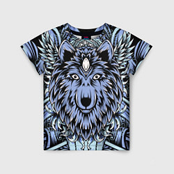 Детская футболка Изображение волка