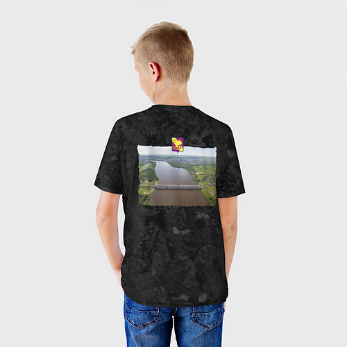 Детская футболка Вятские Поляны - вокзал / 3D-принт – фото 4
