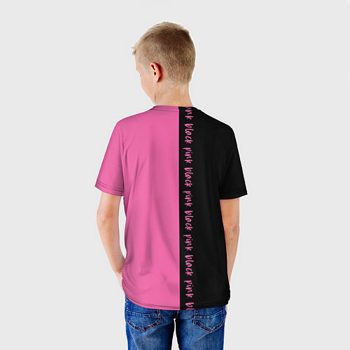 Детская футболка Blackpink сердечко / 3D-принт – фото 4