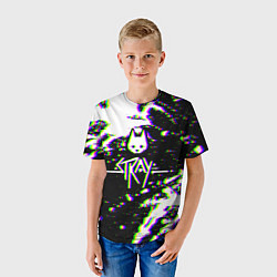 Футболка детская Stray glitch, цвет: 3D-принт — фото 2