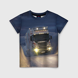 Детская футболка Для фуры Scania нет преград