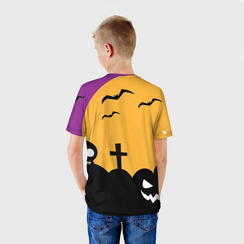 Детская футболка Приведение на хэллоуин / 3D-принт – фото 4