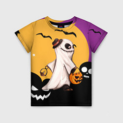 Детская футболка Приведение на хэллоуин