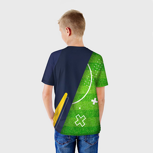 Детская футболка PSG football field / 3D-принт – фото 4