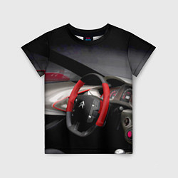 Детская футболка Ситроен - салон - Steering wheel