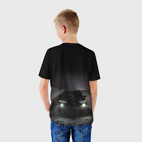 Детская футболка Бэха попала ночью в снегопад / 3D-принт – фото 4