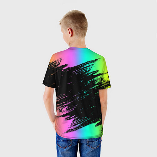 Детская футболка Stray gradient / 3D-принт – фото 4