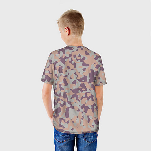 Детская футболка Камуфляж German / 3D-принт – фото 4