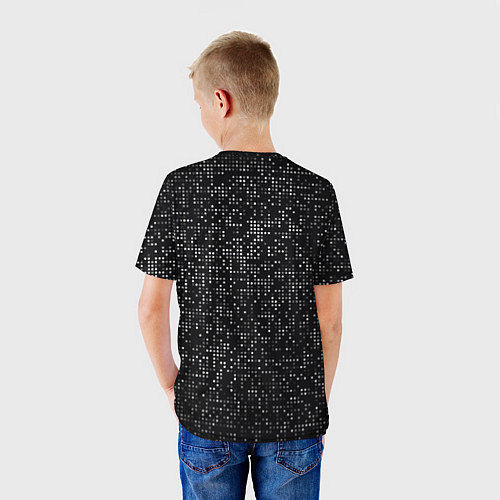 Детская футболка AMG - pattern - minimalism / 3D-принт – фото 4