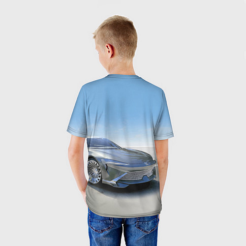 Детская футболка Buick concept в пустыне / 3D-принт – фото 4