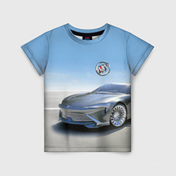 Детская футболка Buick concept в пустыне