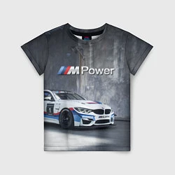 Футболка детская BMW M4 GT4 - racing team - motorsport, цвет: 3D-принт