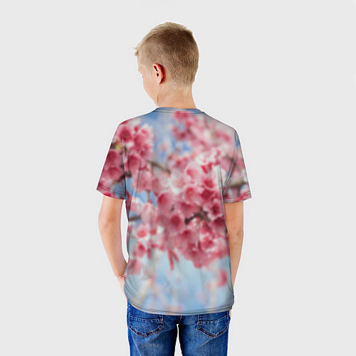 Детская футболка Камисато Аяка в квадрате / 3D-принт – фото 4