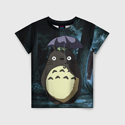 Детская футболка Totoro in rain forest