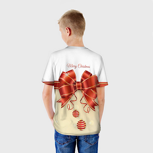 Детская футболка Подарочный бант с лентой / 3D-принт – фото 4