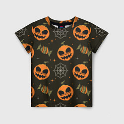 Детская футболка Хэллоуин тыквы