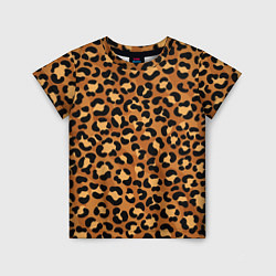 Детская футболка Леопардовый цвет