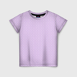 Детская футболка Вязаное полотно - Розовое