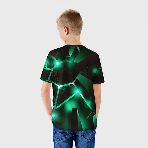 Детская футболка Brawl Stars разлом плит / 3D-принт – фото 4