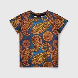 Детская футболка Узор Пейсли - индийский орнамент