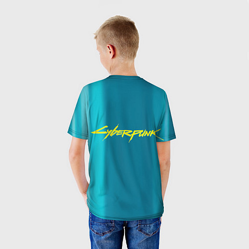 Детская футболка Cyberpunk - Киберпанк / 3D-принт – фото 4