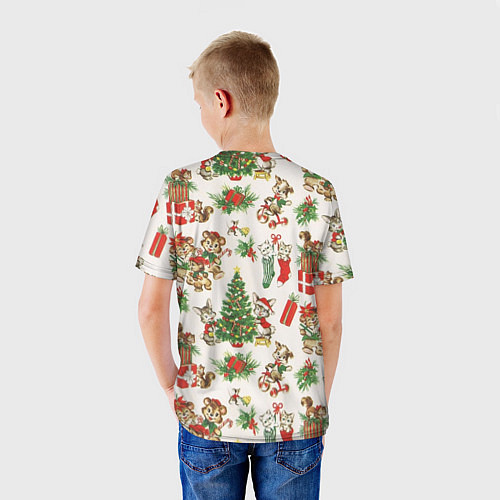 Детская футболка Christmas Рождество / 3D-принт – фото 4