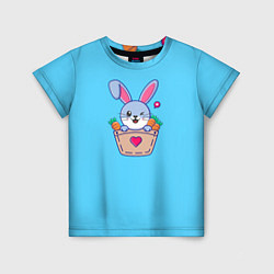 Детская футболка Кролик Символ года 2023