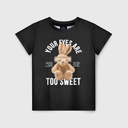 Детская футболка Rabbit too sweet