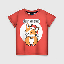 Детская футболка Рождественский лис
