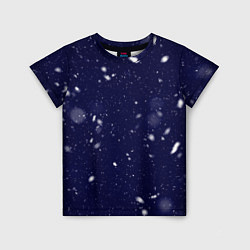 Детская футболка Снежная новогодняя ночь