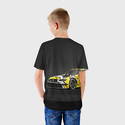 Детская футболка BMW Motorsport - Racing team / 3D-принт – фото 4