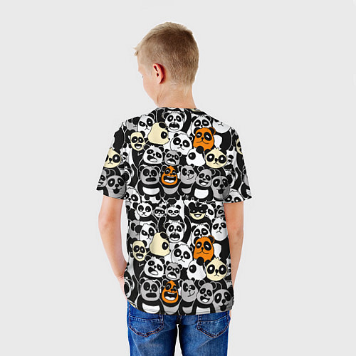 Детская футболка Злобные панды / 3D-принт – фото 4