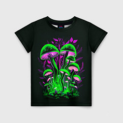 Детская футболка Фантастические кислотные грибы