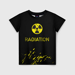 Детская футболка Radiation - радиационная опасность