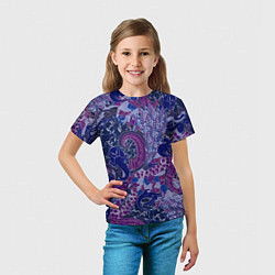 Футболка детская Морской кролик, цвет: 3D-принт — фото 2