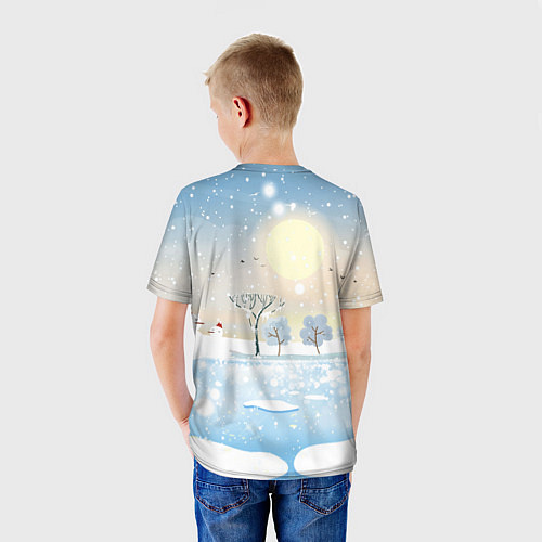 Детская футболка Счастья в новом 2023 году / 3D-принт – фото 4